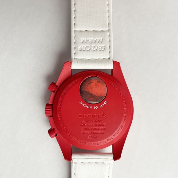Omega x Swatch Mission to Mars Bioceramic Moonswatch Watch - Picture 3 of 13